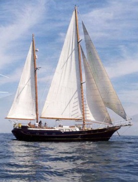 54' Ketch sailboat, Delphis