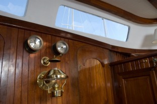 sailboat interior, instruments